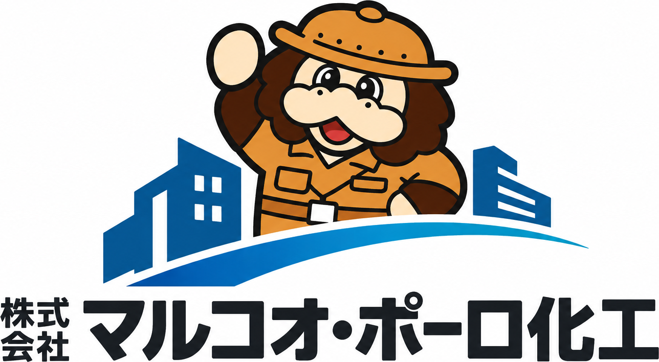 株式会社マルコオ・ポーロ化工ロゴ